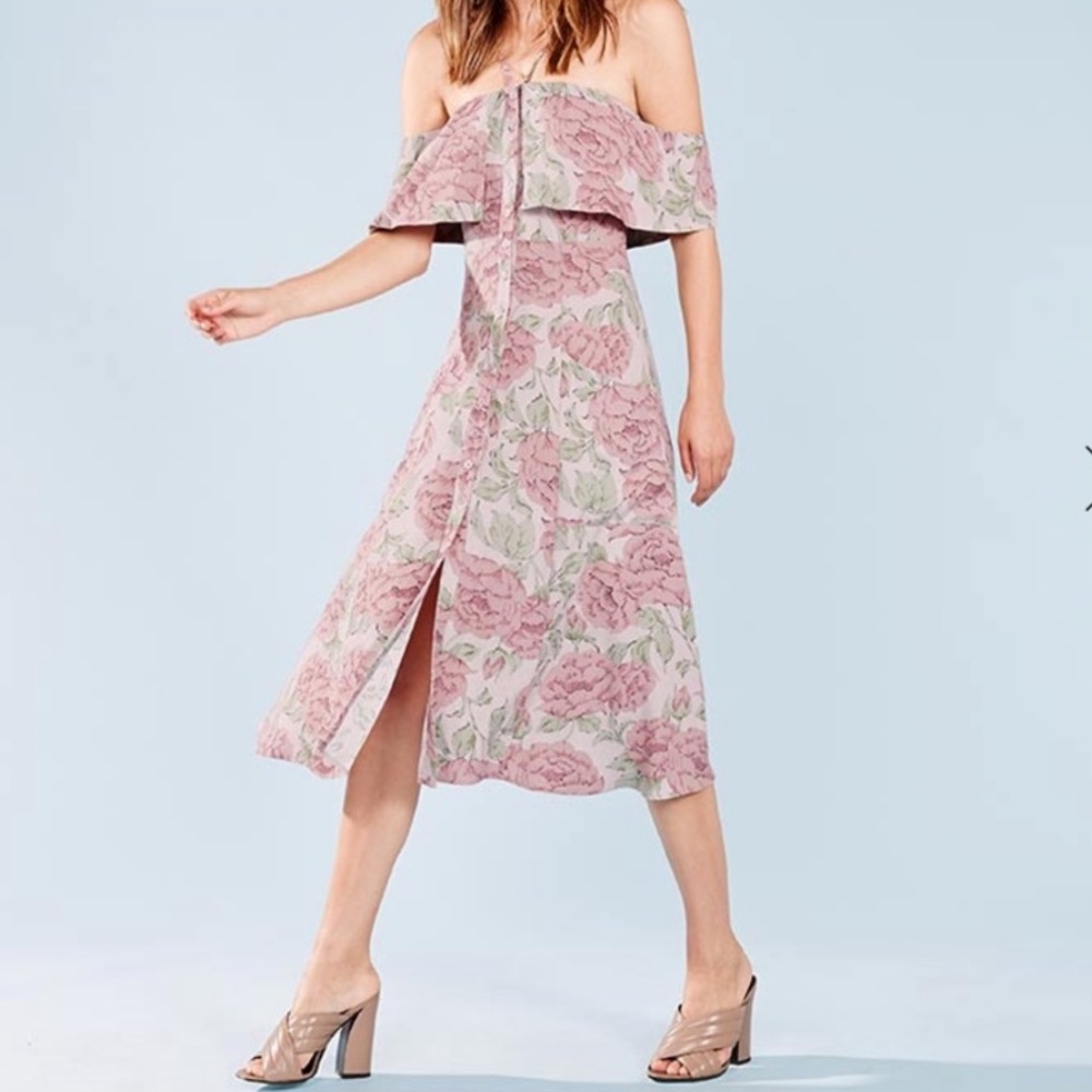 REFORMATION mina dress in diana print - Picture 3 of 9
